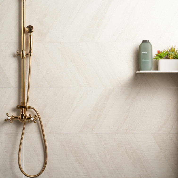 Ivy Hill Tile Montgomery Chevron 24" x 48" Matte Porcelain WoodLook